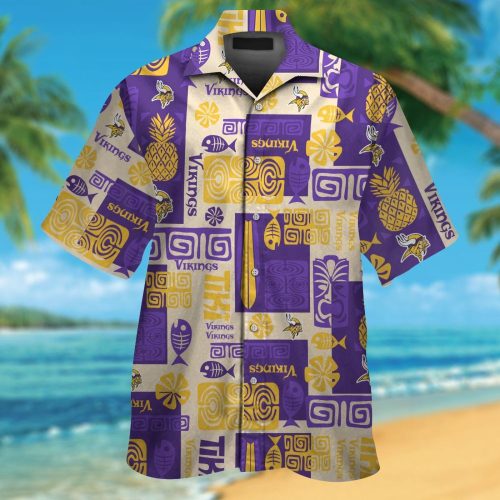 Minnesota Vikings Hawaiian Shirt Gift for Men Women #26