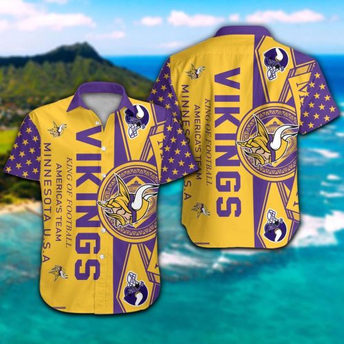 Minnesota Vikings Hawaiian Shirt Gift for Men Women #4