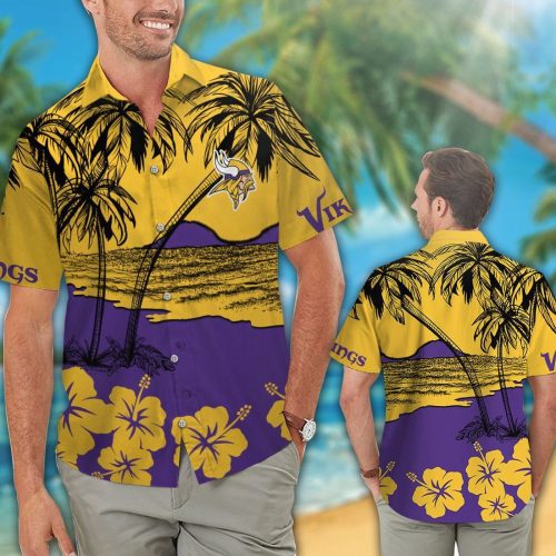 Minnesota Vikings Hawaiian Shirt Gift for Men Women #5