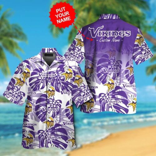 Minnesota Vikings Hawaiian Shirt Gift for Men Women #7