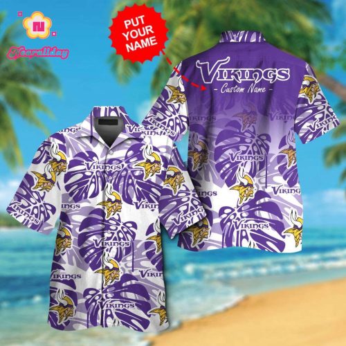 Minnesota Vikings Hawaiian Shirt Gift for Men Women #7