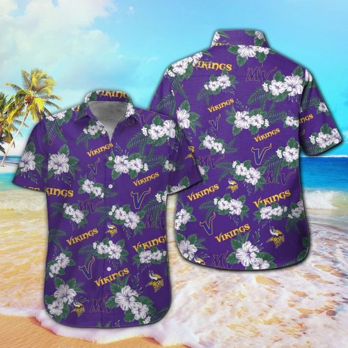 Minnesota Vikings Hawaiian Shirt Gift for Men Women #8