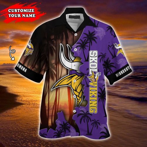 Minnesota Vikings NFLCustomized Summer Hawaii Shirt For Sports Enthusiasts  Gift