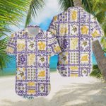 Minnesota Vikings Vintage Flowers Pattern Hawaiian Shirt