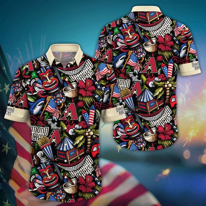 MLB Arizona Diamondbacks Aloha Shirt – Vibrant Hawaiian Style for Fans