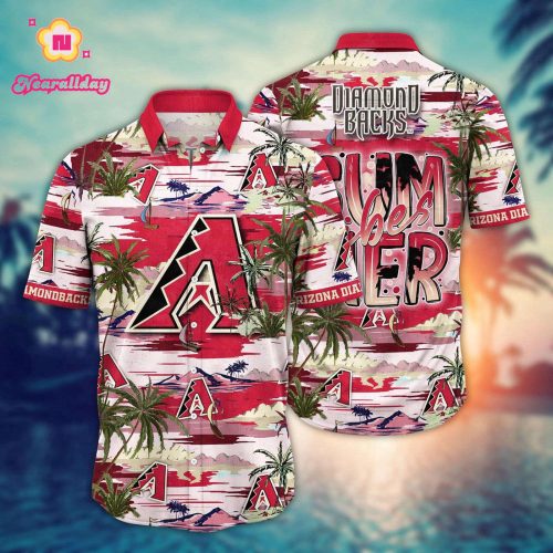 MLB Arizona Diamondbacks Hawaiian Shirt: Floral Grand Slam for Fans
