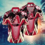 MLB Arizona Diamondbacks Hawaiian Shirt: Floral Grandstand Glamour for Fans