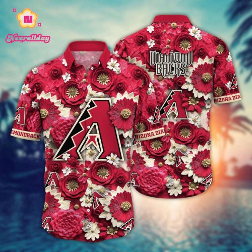 MLB Arizona Diamondbacks Hawaiian Shirt: Fashionable Choice for Fans