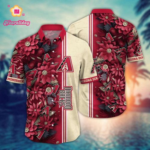MLB Arizona Diamondbacks Hawaiian Shirt: Steal The Bases Steal The Show for Fans