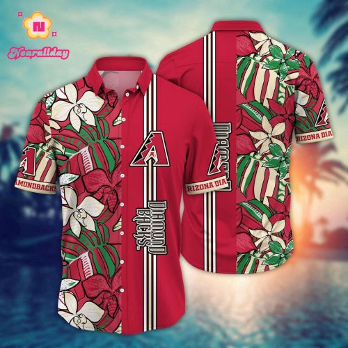 MLB Arizona Diamondbacks Hawaiian Shirt: Summer Swirl Fan Gift