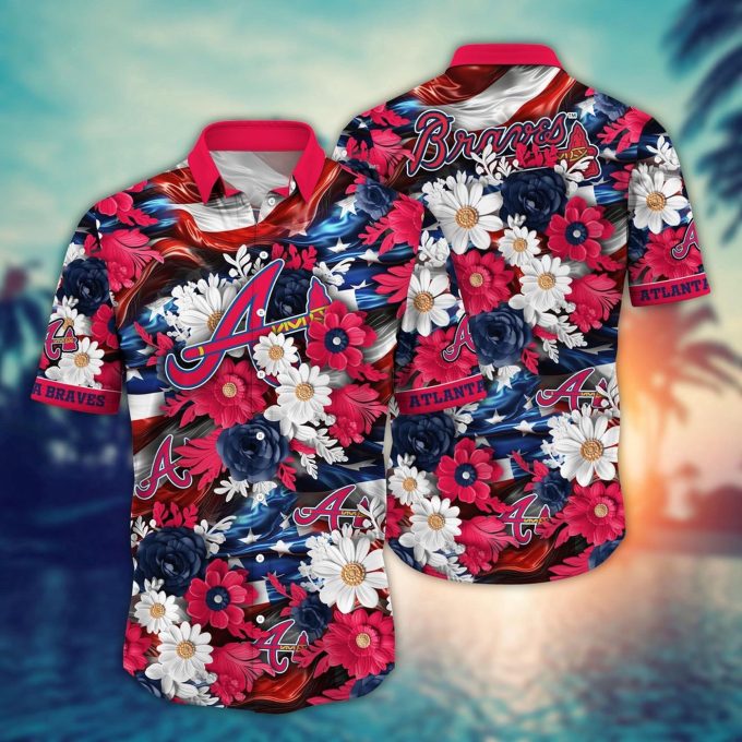 MLB Atlanta Braves Hawaii Shirt: Independence Day Edition for Stylish Fans
