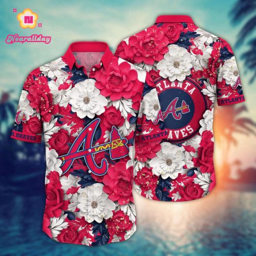 MLB Atlanta Braves Hawaiian Shirt: Show Your Aloha Spirit on Game Day!