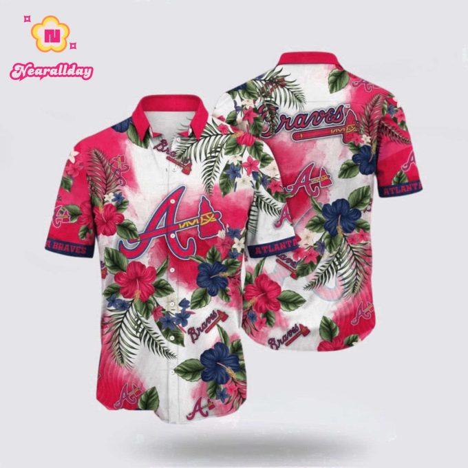 MLB Atlanta Braves Hawaiian Shirt – Stylish Tropical Gear for Fans
