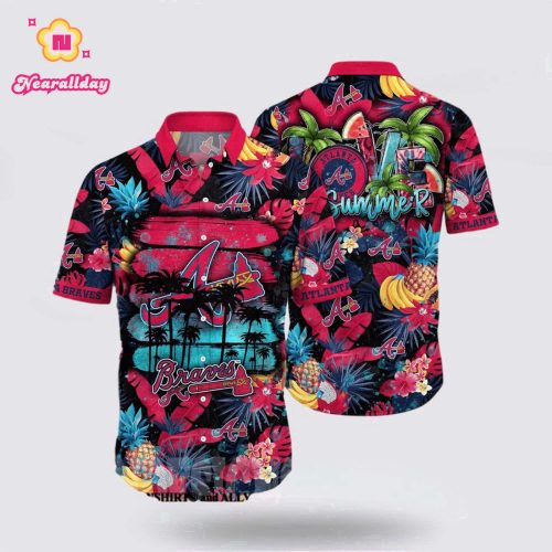 MLB Atlanta Braves Hawaiian Shirt – Stylish Summer Wear for Fans