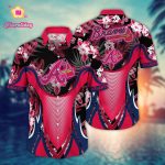MLB Atlanta Braves Hawaiian Shirt: Flower Grandstand Glamour for Fans