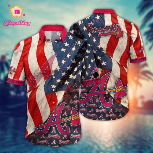 MLB Atlanta Braves Hawaiian Shirt: Swing into Chic Fan Style with Flower Design