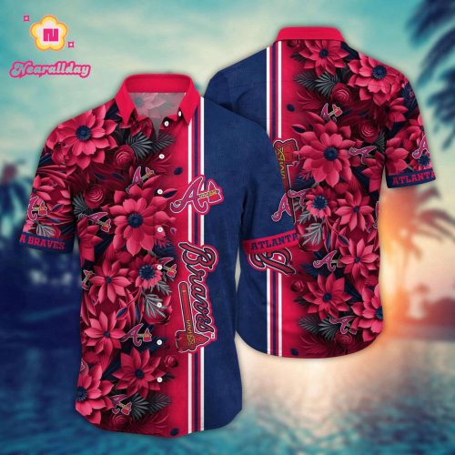 MLB Atlanta Braves Hawaiian Shirt: Steal Bases & Show Fans!