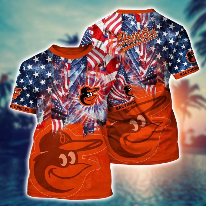 MLB Baltimore Orioles Hawaiian Heatwave 3D T-Shirt – Official Fan Merchandise