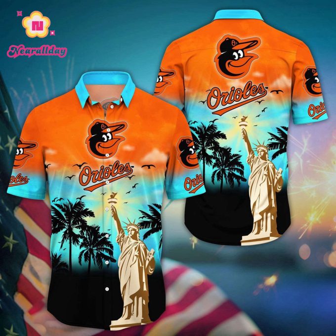 MLB Baltimore Orioles Hawaii Shirt: Sunrise to Sunset Fan Gear