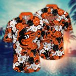 MLB Baltimore Orioles Hawaiian Shirt: Floral Fusion Fashion for Fans
