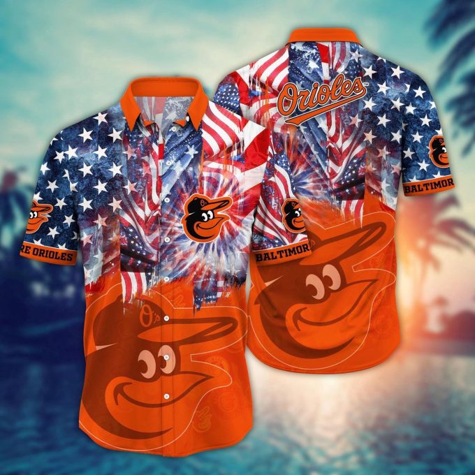 MLB Baltimore Orioles Hawaiian Shirt: Flower Game Day Aloha MLB Style – Perfect for Fans