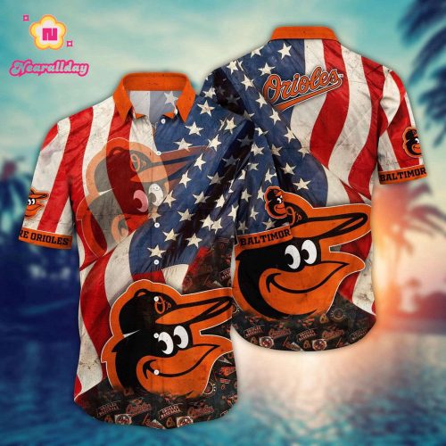 MLB Baltimore Orioles Hawaiian Shirt: Swing into Hawaiian Chic for Fans!