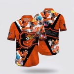 MLB Baltimore Orioles Hawaiian Shirt: Coastal Fashion for Fans