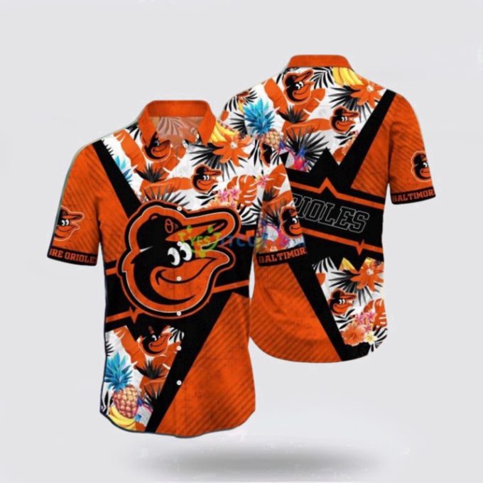 MLB Baltimore Orioles Hawaiian Shirt: Coastal Fashion for Fans
