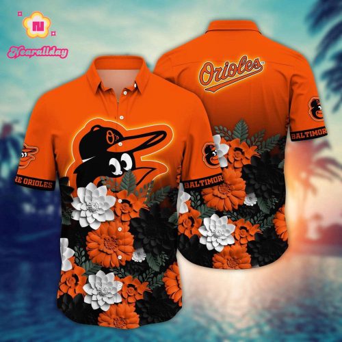 MLB Baltimore Orioles Hawaiian Shirt - Perfect for Sport Fans!