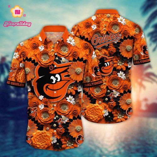 MLB Baltimore Orioles Hawaiian Shirt: Trending Fashion for Fans