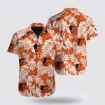 MLB Baltimore Orioles Hawaiian Shirt: Fan Favorite Palm Leaf Pattern