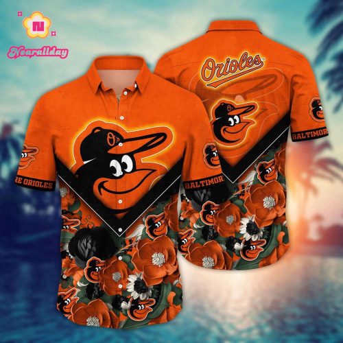 MLB Baltimore Orioles Hawaiian Shirt: Summer Swing for Sport Fans