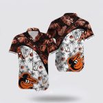 MLB Baltimore Orioles Hawaiian Shirt: Swaying Palms Fan Charm