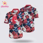 MLB Boston Red Sox Hawaiian Shirt: Chic Coastal Vibes for Summer Fans