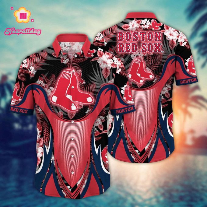 MLB Boston Red Sox Hawaiian Shirt: Grandstand Glamour for Fans