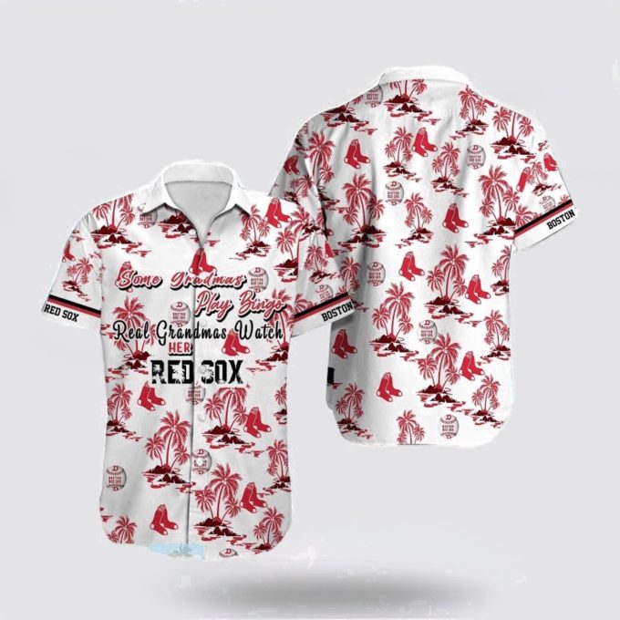 MLB Boston Red Sox Hawaiian Shirt: Upgrade Your Wardrobe with Tropical Elegance