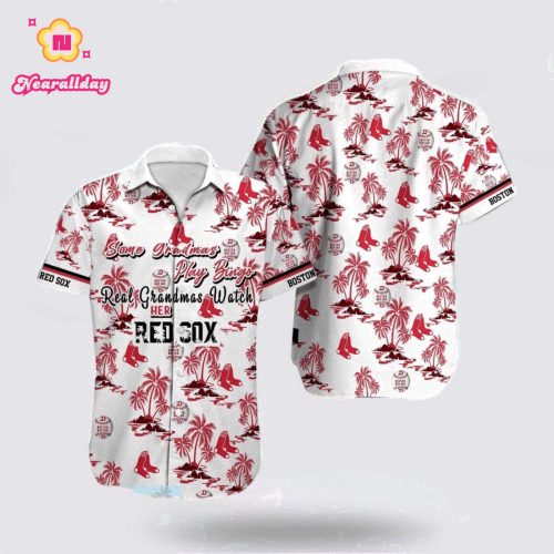 MLB Boston Red Sox Hawaiian Shirt: Upgrade Your Wardrobe with Tropical Elegance