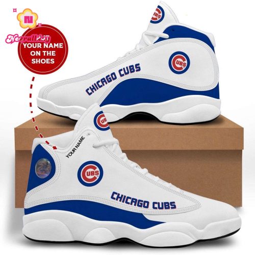 MLB Chicago Cubs Custom Name Air Jordan 13 Shoes V7- Unisex Shoes Gift