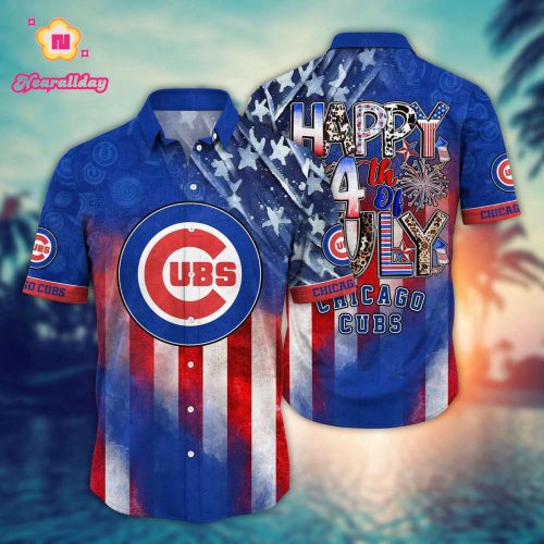 MLB Chicago Cubs Hawaiian Independence Day Shirt: Trendy Top for Cool Fans
