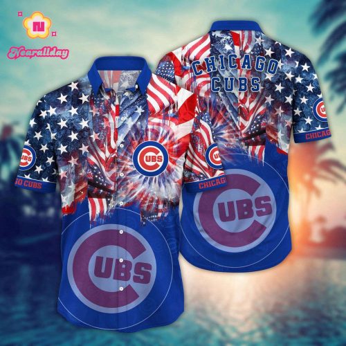 MLB Chicago Cubs Hawaiian Game Day Aloha Shirt - Official MLB Fan Style