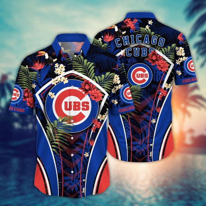 MLB Chicago Cubs Hawaiian Shirt – Flower Strike A Style Pose For Fans