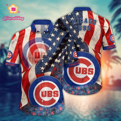 MLB Chicago Cubs Hawaiian Shirt: Swing into Hawaiian Style for Fans!
