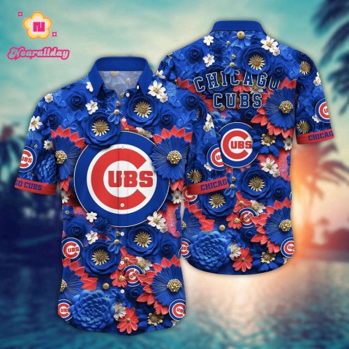 MLB Chicago Cubs Hawaiian Shirt: Stylish Fan Favorite for Baseball Enthusiasts