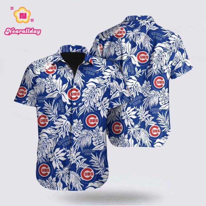 MLB Chicago Cubs Hawaiian Shirt Tropical Fan Gear for MLB Enthusiasts