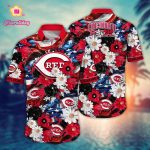 MLB Cincinnati Reds Independence Day Hawaii Shirt for Cool Fans