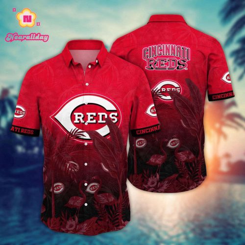 MLB Cincinnati Reds Hawaiian Shirt - Sunset Chase Gift for Fans