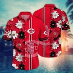 MLB Cincinnati Reds Hawaiian Shirt: Floral Finesse for Sports Fans MLB Cincinnati Reds Hawaiian Shirt: Floral Finesse for Sports Fans