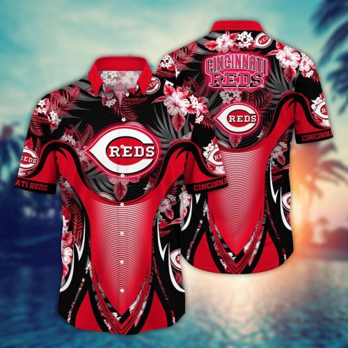 Cincinnati Reds Hawaiian Shirt: Flower Grandstand Glamour for Fans