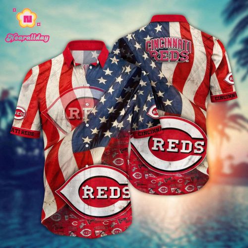 MLB Cincinnati Reds Hawaiian Shirt: Swing into Hawaiian Chic for Fans!