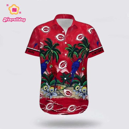 MLB Cincinnati Reds Hawaiian Shirt: Summer Style for Fans
